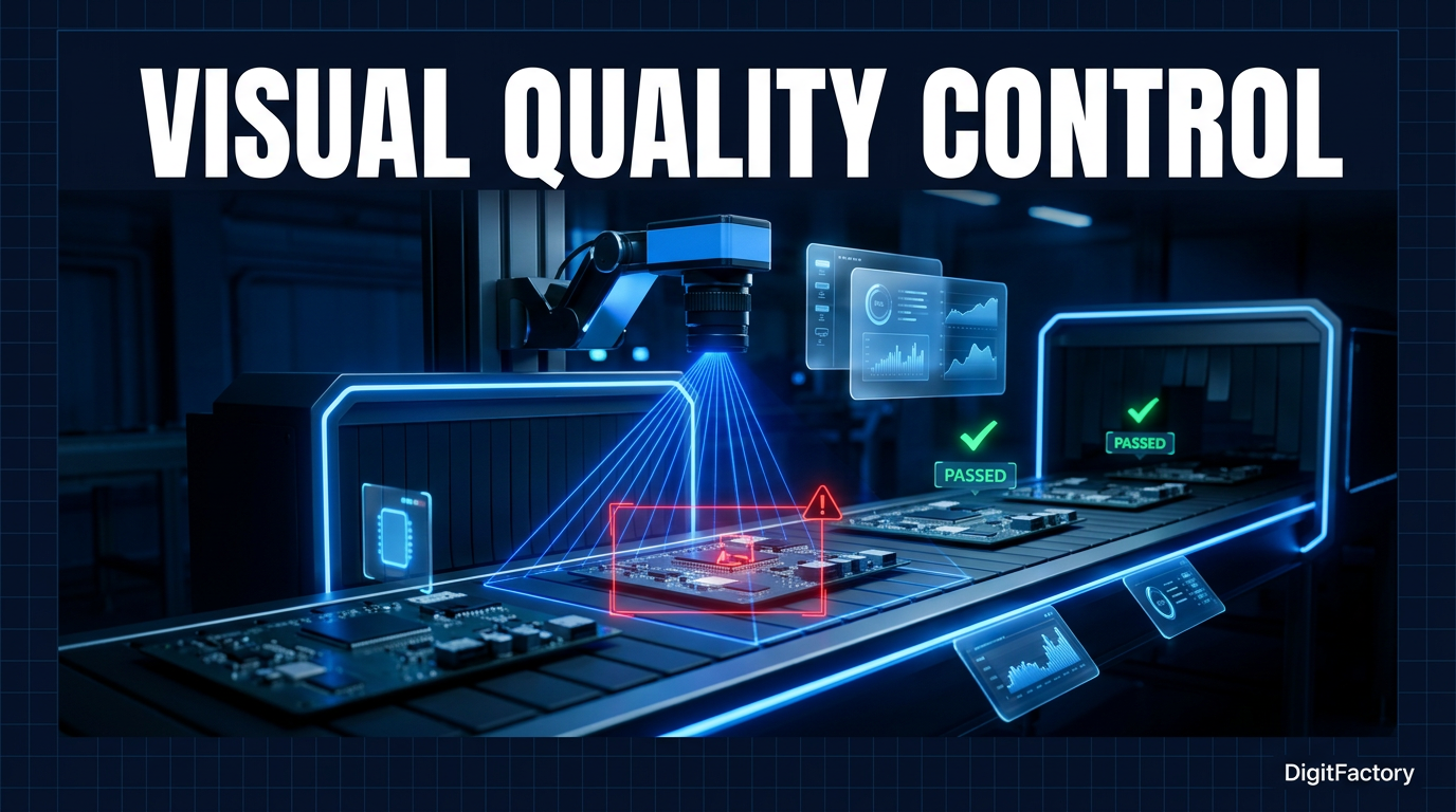 Visual quality control system powered by AI in a manufacturing environment